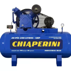 Compressor De Ar Alta Pressão 20 Pcm 200 Litros – Chiaperini 20-200 Blue